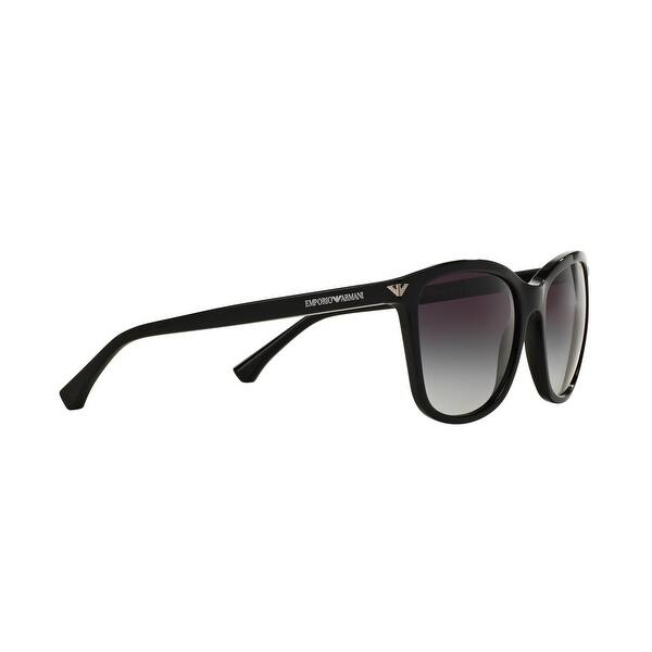 last trussel skak Emporio Armani Women EA4060F 50178G Black Plastic Square Sunglasses -  Overstock - 13298536
