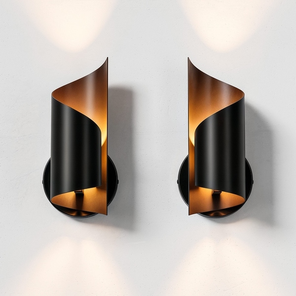 Iron Modern Wall Sconce with Novelty Shade and Metal Frame On Sale Bed Bath Beyond 41633927