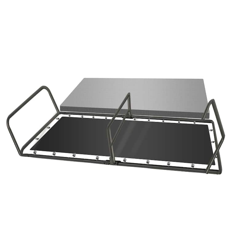Onetan, 14” Folding Bed with Luxurious Memory Foam Mattress, Portable Guest Bed