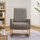 preview thumbnail 21 of 34, VECELO Upholstered Rocking Chair Padded Seat with Pocket and USB Port, Rocking Chair Nursery Rocker