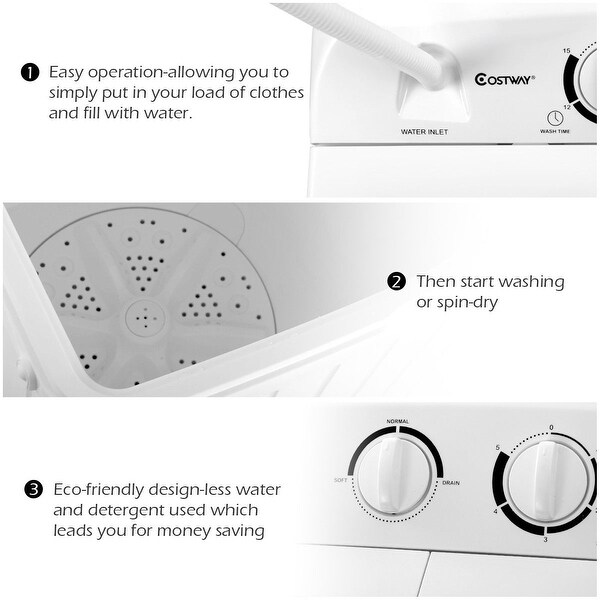costway mini twin tub