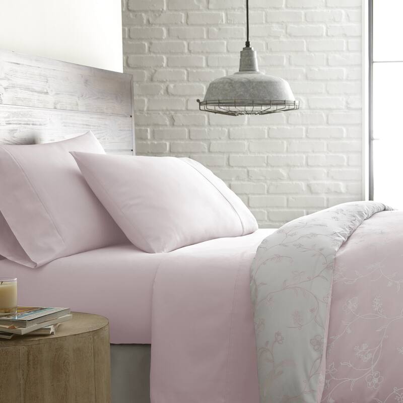 Luxury Sweetbrier Extra Deep Pocket 4-piece Cotton Bed Sheet Set
