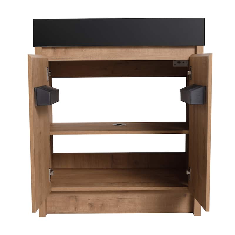 Beingnext 24"/30"/48"/60" Bathroom Vanity with Sink, Freestanding Bathroom Vanity with Soft Close Door
