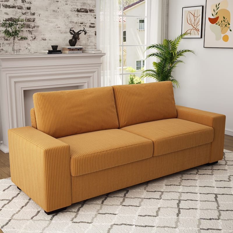 80" Sofa Couch Upholstered Loveseat for Living Room