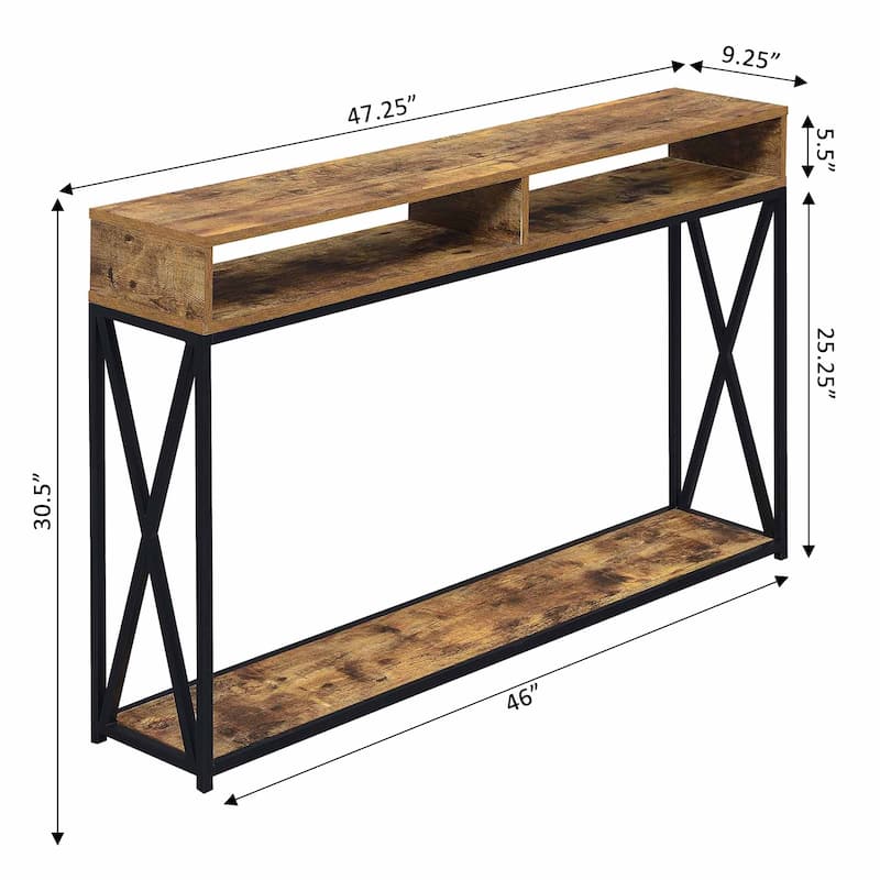 Convenience Concepts Tucson Deluxe Console Table with Shelf
