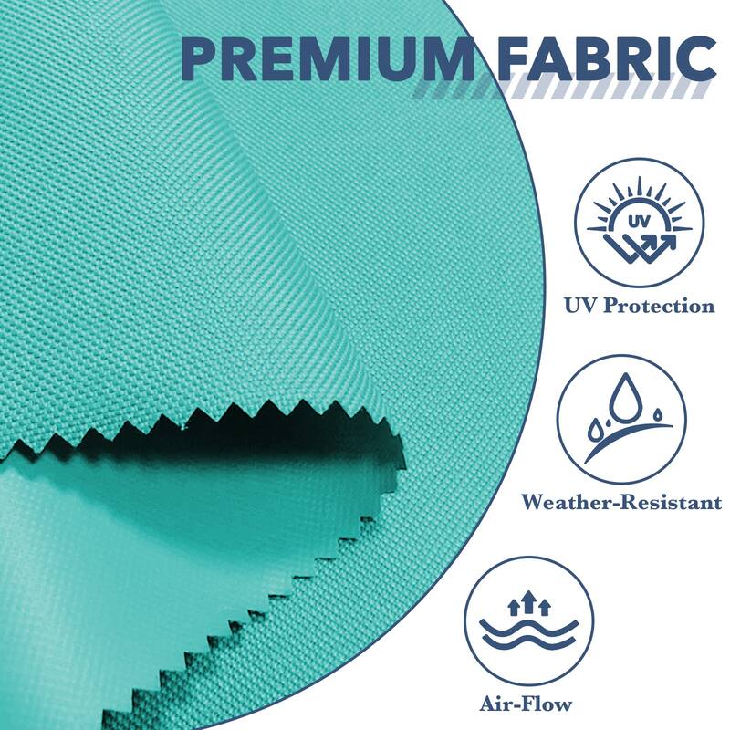 8*10ft Rectangular Patio Market Umbrella with Sagging Edge，UV Risistance,Crank & Tilt