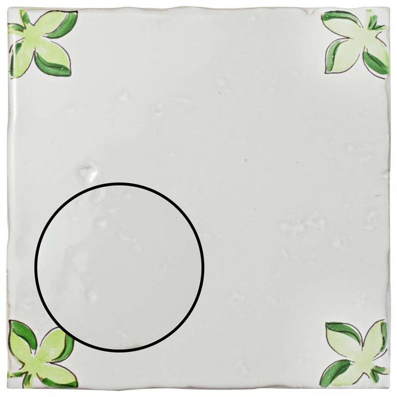 Merola Tile 5.125x5.125-inch Nove Taco Paterna Ceramic Wall Tile