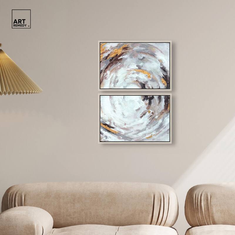 Cyclone Art Canvas Set of 2 by Art Remedy