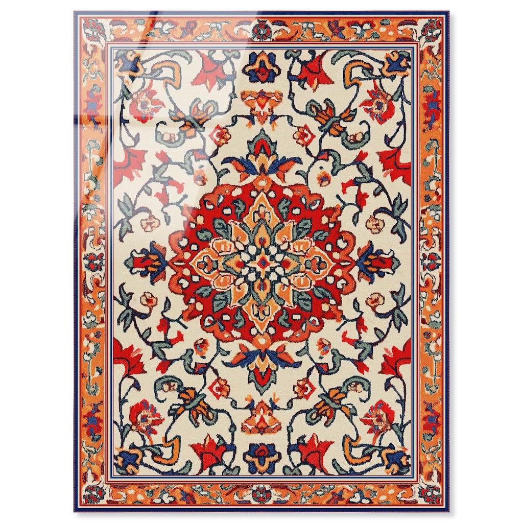 Morrocan Garden II Acrylic by Art Remedy, Ready to Hang
