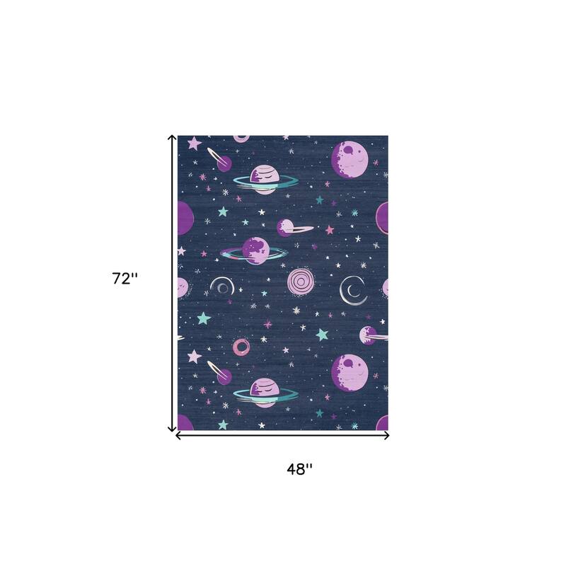 HomeRoots Juvenile/Youth Casual Rectangle Area Rug