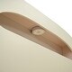 preview thumbnail 11 of 10, Full Size Wood Platform Bed with Bear-shaped Headboard,Bed with Motion Activated Night Lights,Cream+Walnut
