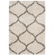 preview thumbnail 61 of 122, SAFAVIEH Hudson Shag Ogee Trellis 2-inch Thick Area Rug 2' x 3' - Ivory/Grey