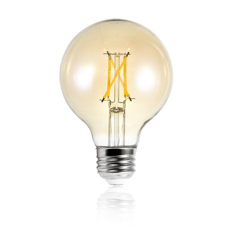 Light Society Set of 4 Niva G25 LED Filament Light Bulbs