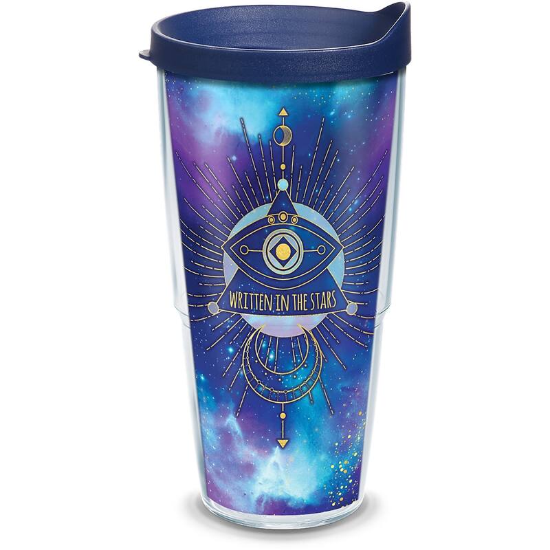 Tervis Eye Written In Stars Made in USA Double Walled Insulated Travel Tumbler, Classic - 24oz