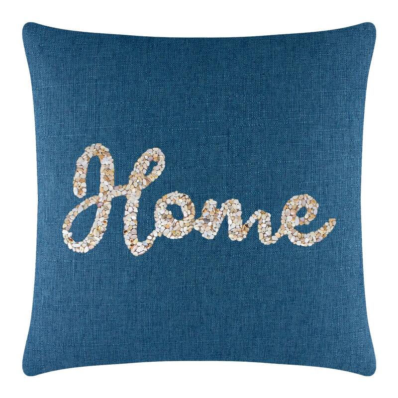 Sparkles Home Shell Home Pillow - 16x16 - Blue
