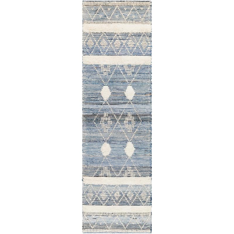 Pippa Handmade Farmhouse Cotton & Wool Area Rug