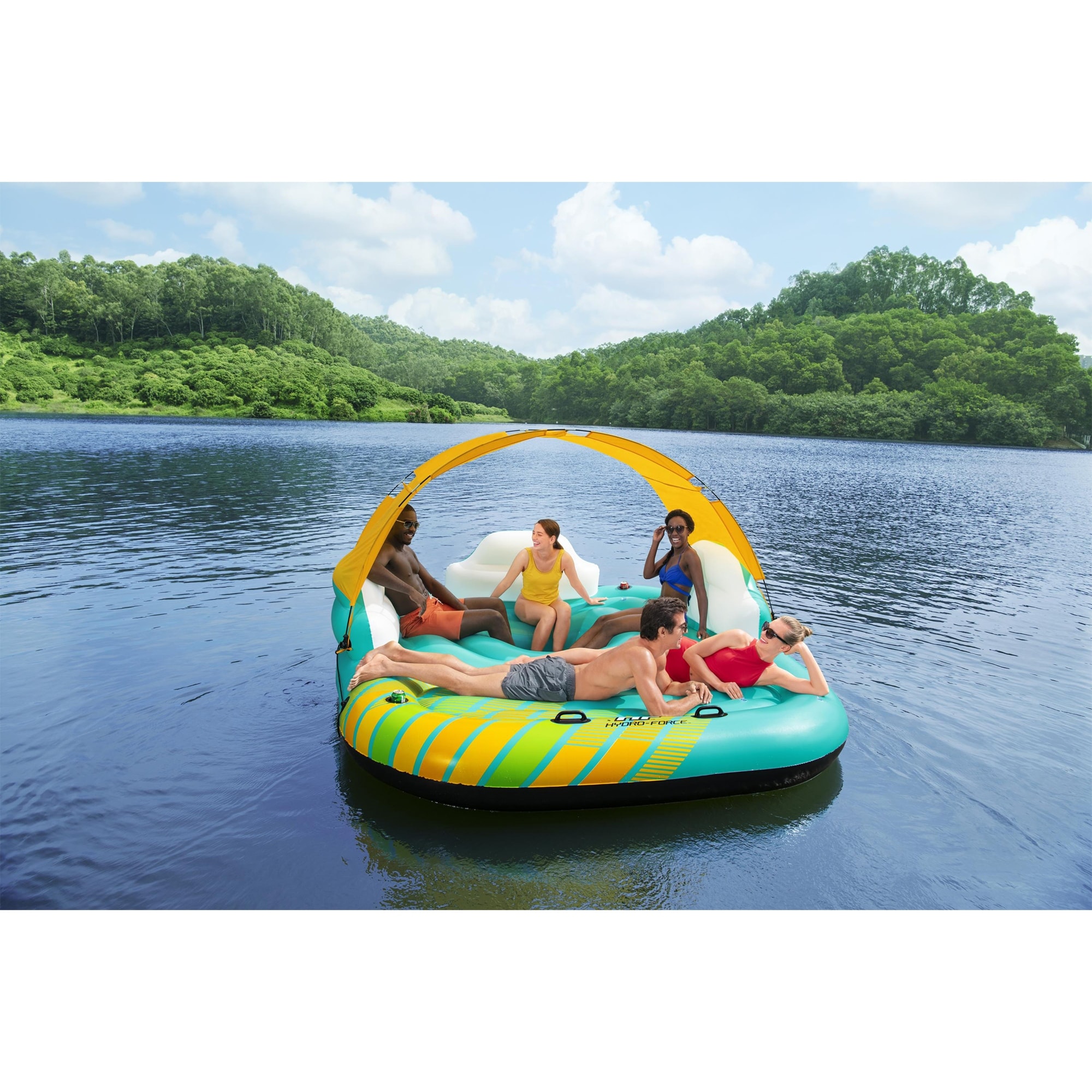 Bestway Hydro-Force Sunny Lounger Person Inflatable Island