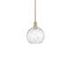 Option Brushed Brass / Clear Water Glass