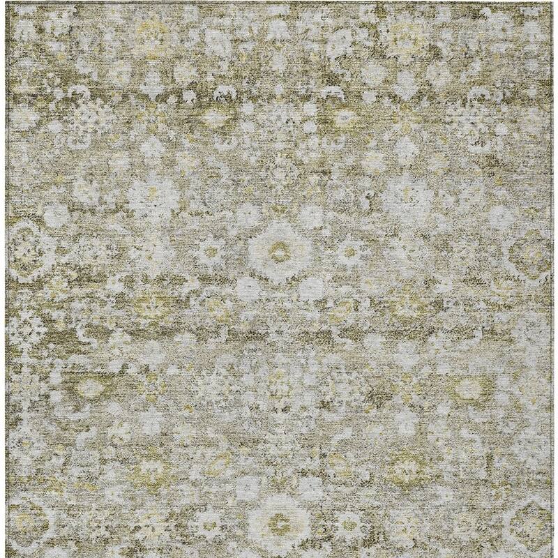HomeRoots Oriental Traditional Rectangle Outdoor Rug