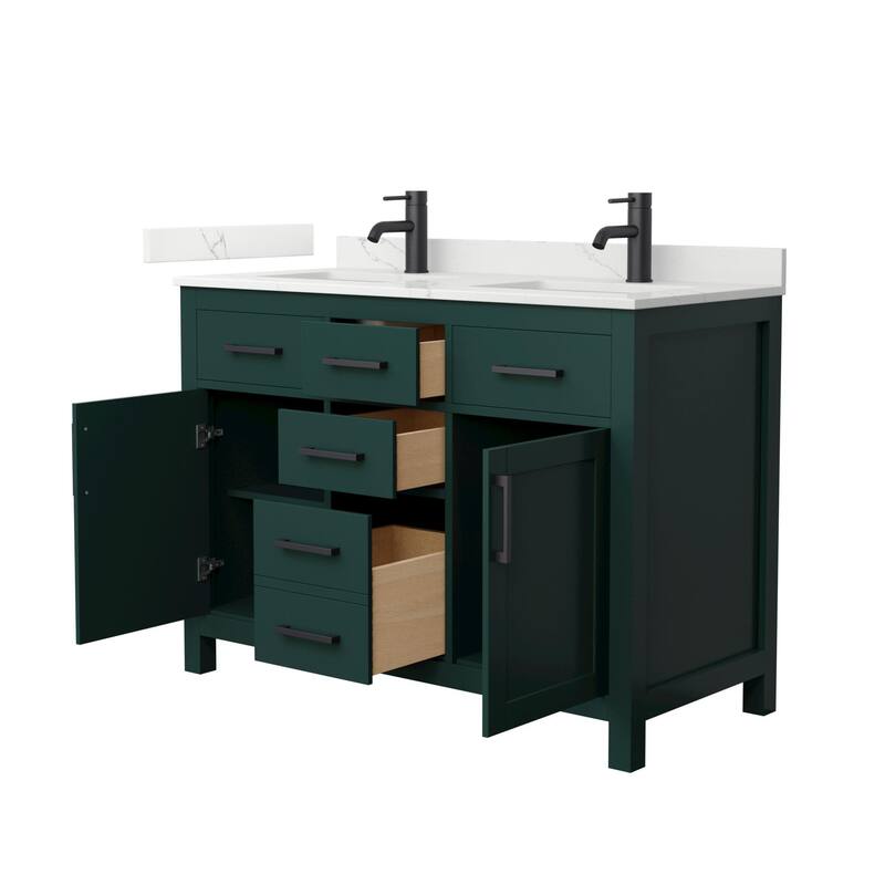 Wyndham Collection WCG2424-48D-QTZ-UNSMXX Beckett 48" Free Standing