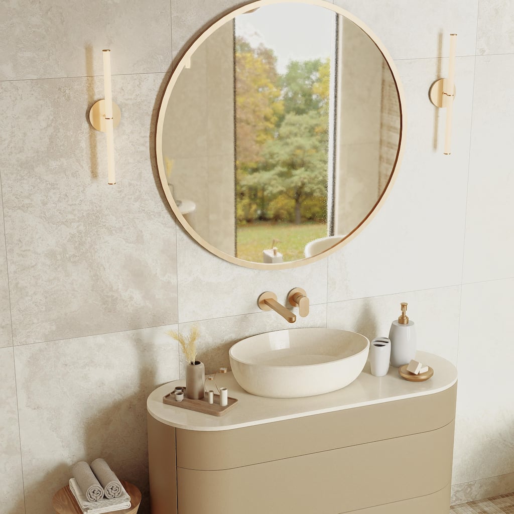 Merola Tile Echoes Light 23-1/2" x 35-3/8" Porcelain Floor and Wall Tile