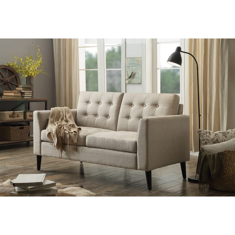 Madison Furniture Estrella Multicolor Tufted Square Arm Loveseat 33 inches Wide
