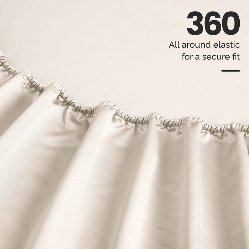 Blue Nile Mills 1500 Thread Count Egyptian Cotton Deep Pocket Solid Sheet Set