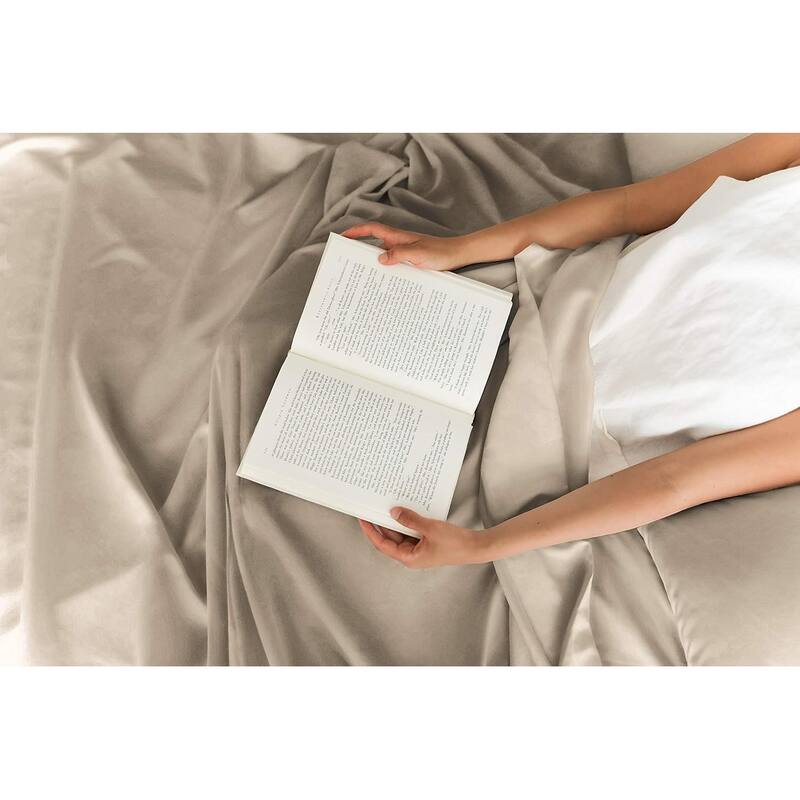 CGK Linens 4 Piece 100% Cotton 400 Thread Count Soft & Comfy Bed Sheet Set