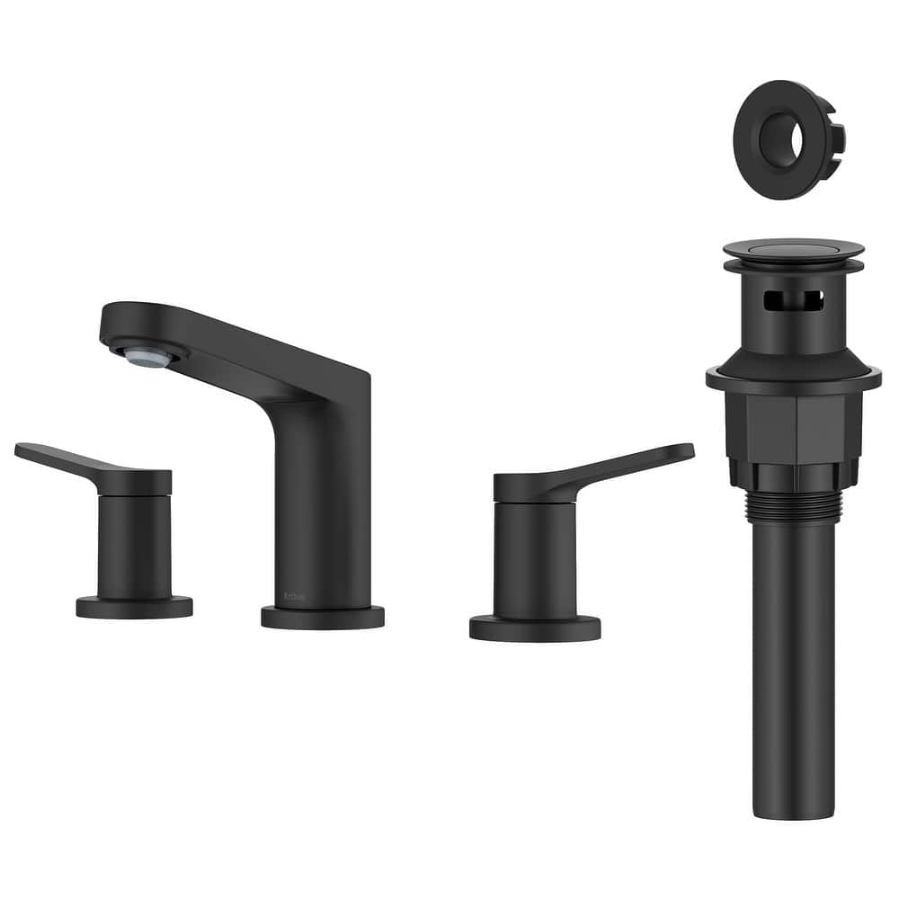 Kraus FUS-14103 Indy 1.2 GPM Widespread Bathroom Faucet with Pop-Up