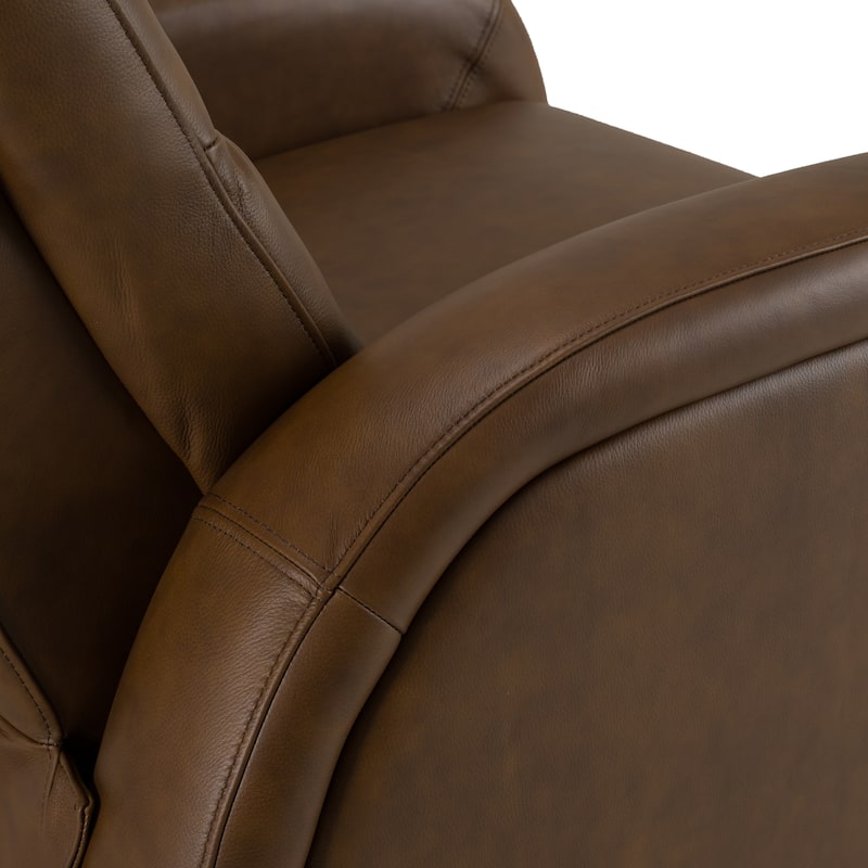 Divani Casa Huslia Modern Brown Leather Zero Gravity Recliner Chair