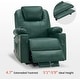 preview thumbnail 53 of 53, MCombo Electric Power Lift Recliner Chair Sofa with Massage and Heat for Elderly, 3 Positions, USB Ports, Faux Leather 7040