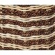preview thumbnail 3 of 1, Abaca Stripe Round Storage Basket