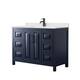 Option Dark Blue, Black Trim, Giotto Quartz Top