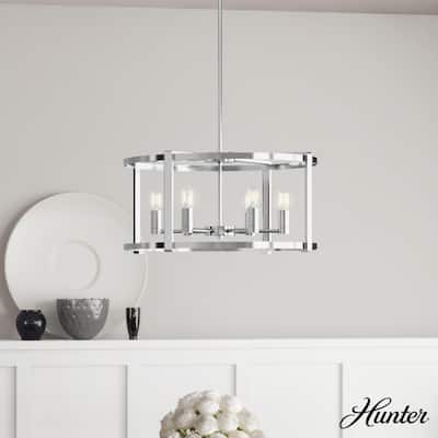 Hunter Astwood 26" 6 Light Chandelier, Dining Room, Kitchen, Cage - Art-Deco, Transitional, Contemporary