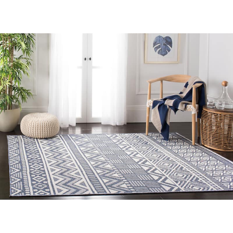 SAFAVIEH Bermuda Washable Zsofia Indoor/ Outdoor Waterproof Rug