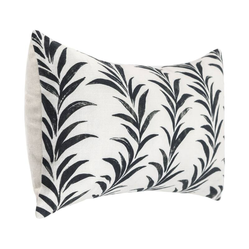 Villa by Classic Home Alula Cotton Fabric Throw Pillow