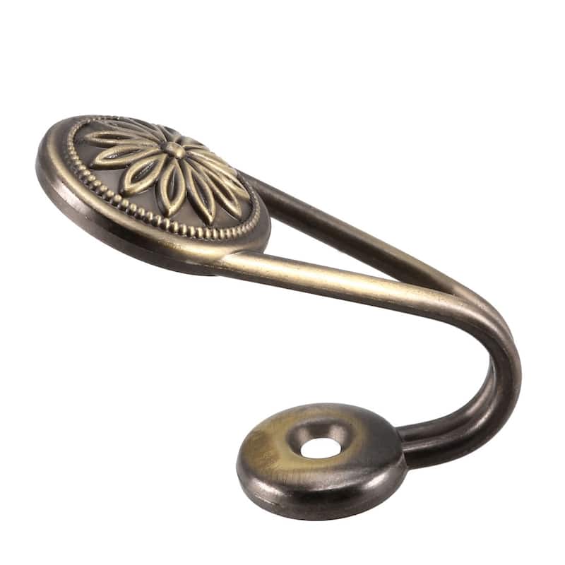 Decorative Curtain Drapery Holdback Bronze 67mm X 30mm X 34mm 2Pcs