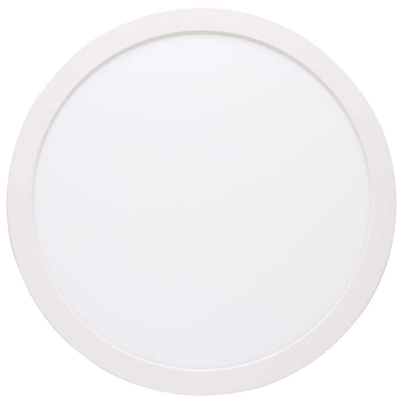Blink Pro Plus 19.5W 12 in. Surface Mount LED CCT Selectable 90 CRI White Finish 120/277V Round Shape