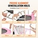 preview thumbnail 17 of 19, 55" Kids Trampoline with Safety Net and 3 Adjustable Heights Ideal for Indoors or Outdoors