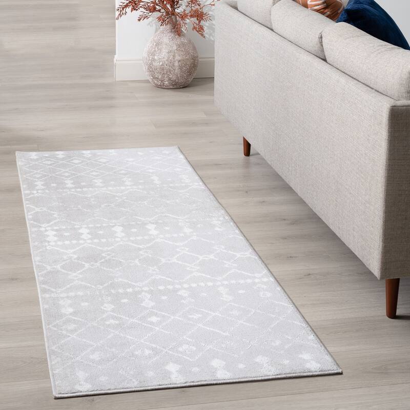 Linx Farmhouse Geometric Indoor Area Rug