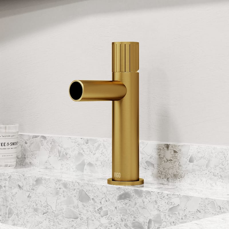 VIGO Ashford 8" H Single Handle Single Hole Bathroom Faucet
