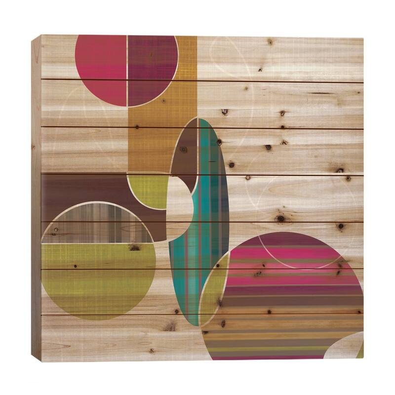 Blast From The Past I Print On Wood by Tandi Venter - Multi-Color - 26x26x1.5