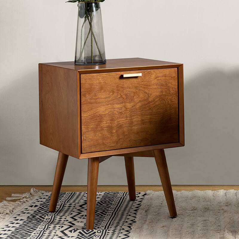 Isabel Mid-Century 2 - Drawer Wood End Table by HULALA HOME