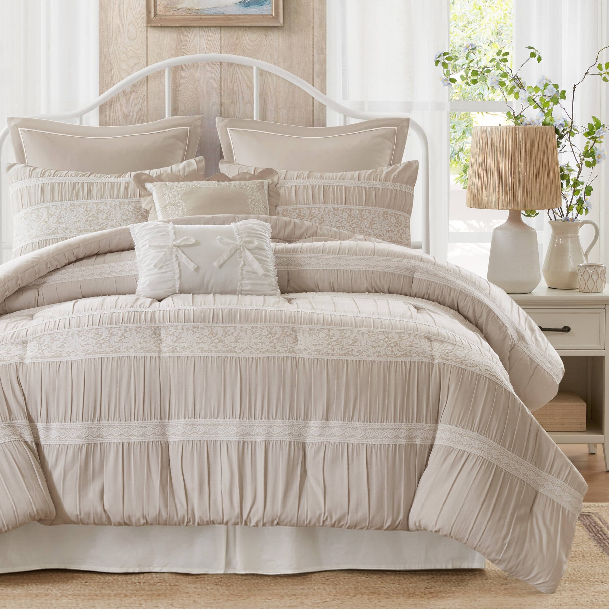Madison Park Perryn 7 Piece Jacquard Comforter Set