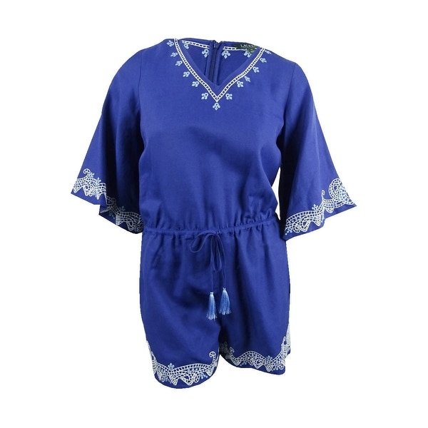 ralph lauren blue jumpsuit