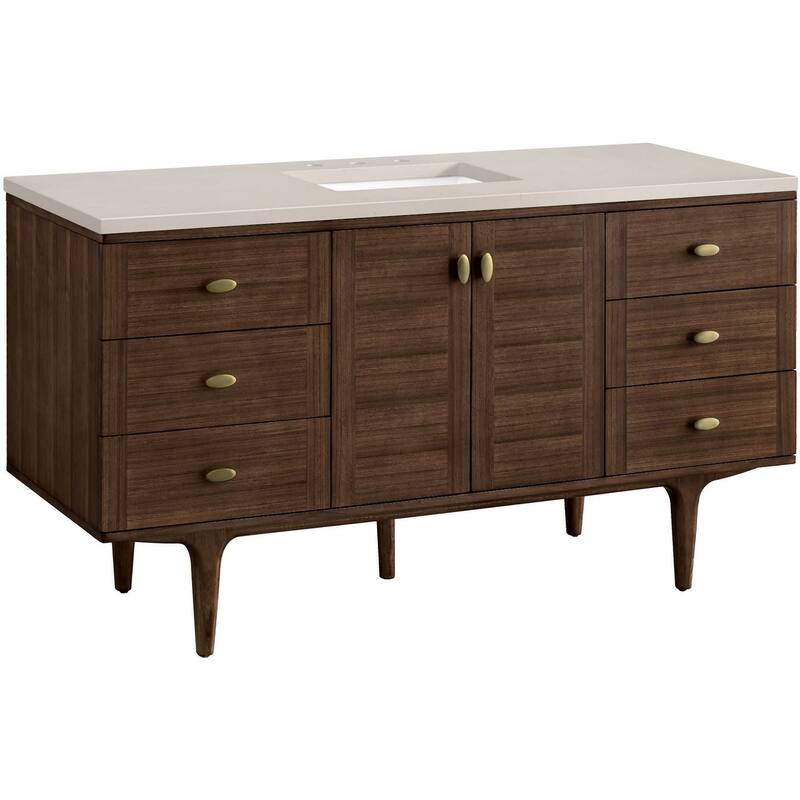 James Martin Vanities 670-V60S-3EMR Amberly 60" Free Standing or Wall