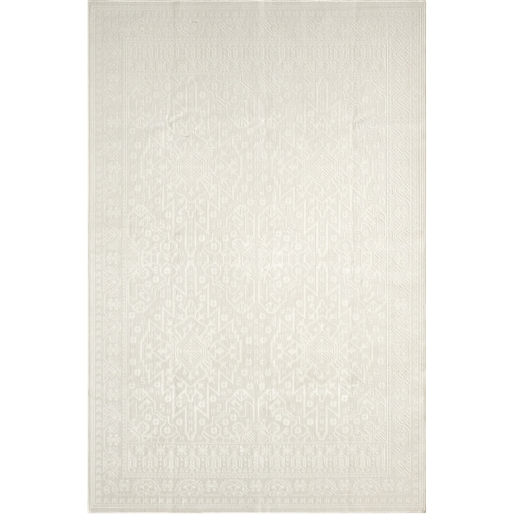 Abani Rugs Regal REG520A Cream Tone-on-Tone Vintage Inspired Area Rug