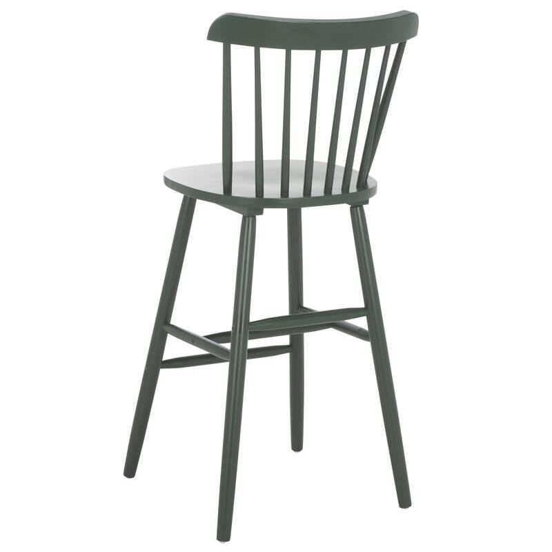 SAFAVIEH Aida 30-inch Spindle Farmhouse Bar Stool (Set of 2) - 19.9" x 19.8" x 38" - 20"W x 20"D x 43"H