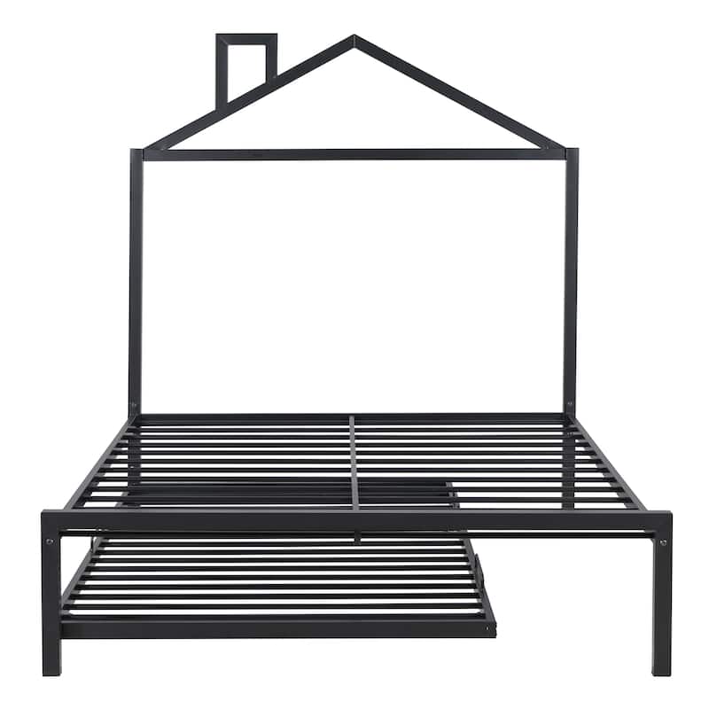Full Size Metal Platform Bed