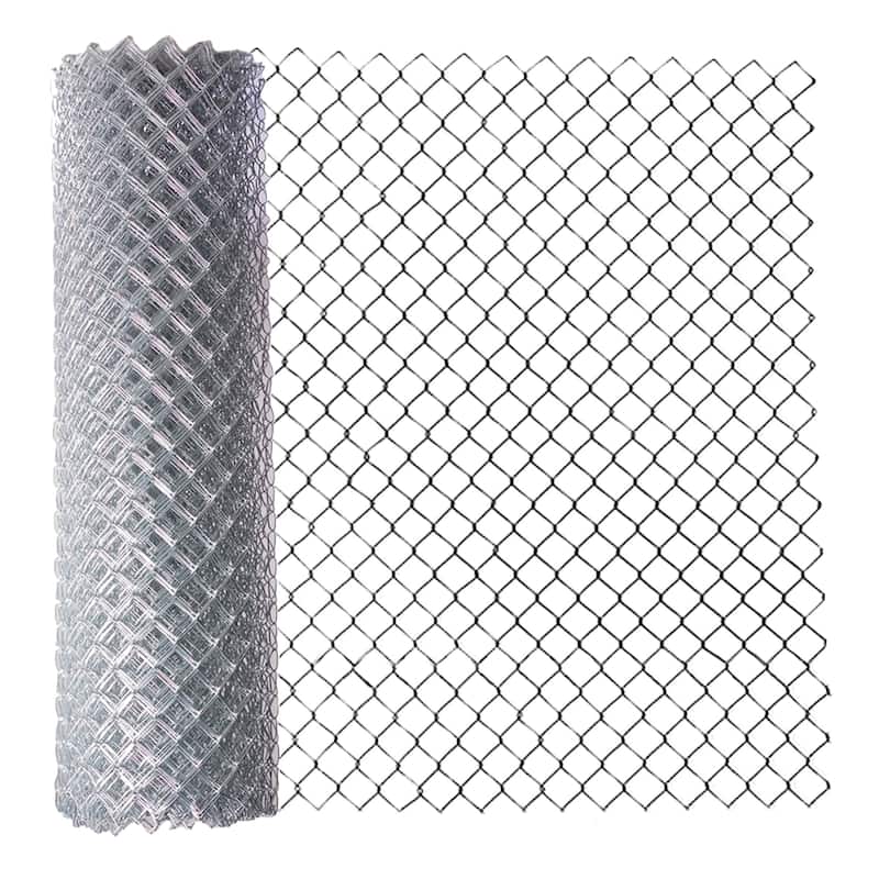 ALEKO Galvanized Steel Chain Link Fence 5X50 Feet Complete Kit